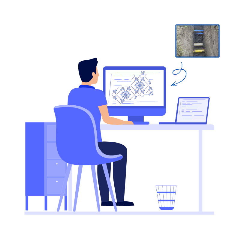 Proefsleuvenkaart - voorbeeldkaart